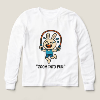 « Fun de saut avec masque de lapin – T-shirt pour