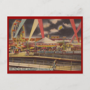 Fun Deck, Ocean City, New Jersey Vintag Postkarte