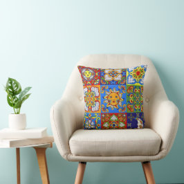 Fun Decor 2 16x16 Throw Pillow Kissen