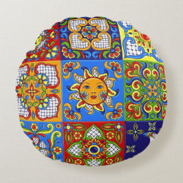 Fun Decor 2 Round Pillow Rundes Kissen