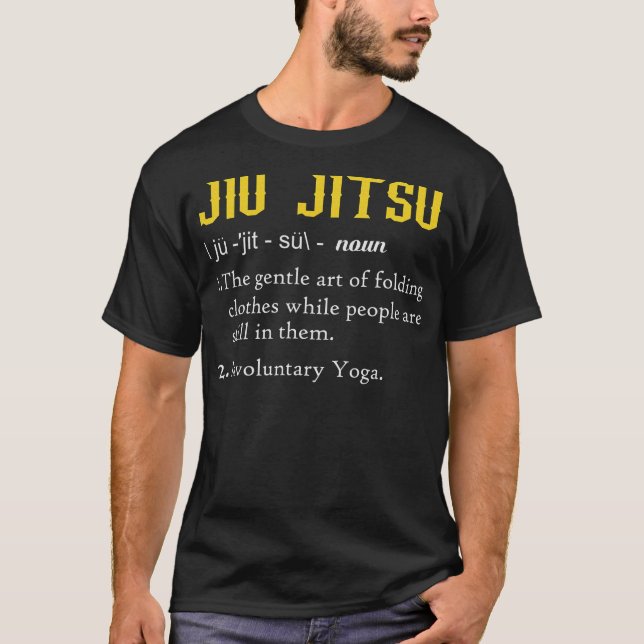 Fun Definition von Jiu Jitsu Funny Jiu Jitsu T-Shirt (Vorderseite)