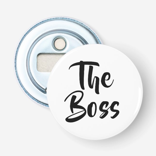 FUN, DER BOSS FLASCHENOPENER FLASCHENÖFFNER (Vorderseite)