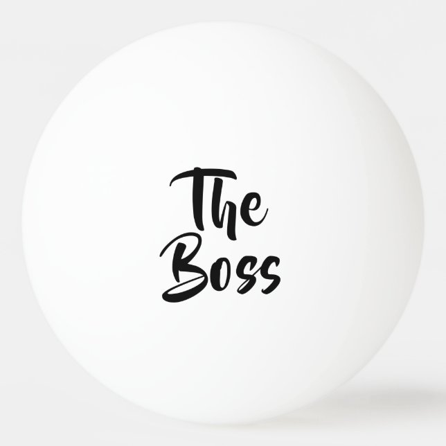 FUN, DER BOSS TISCHTENNISBALL (Vorderseite)