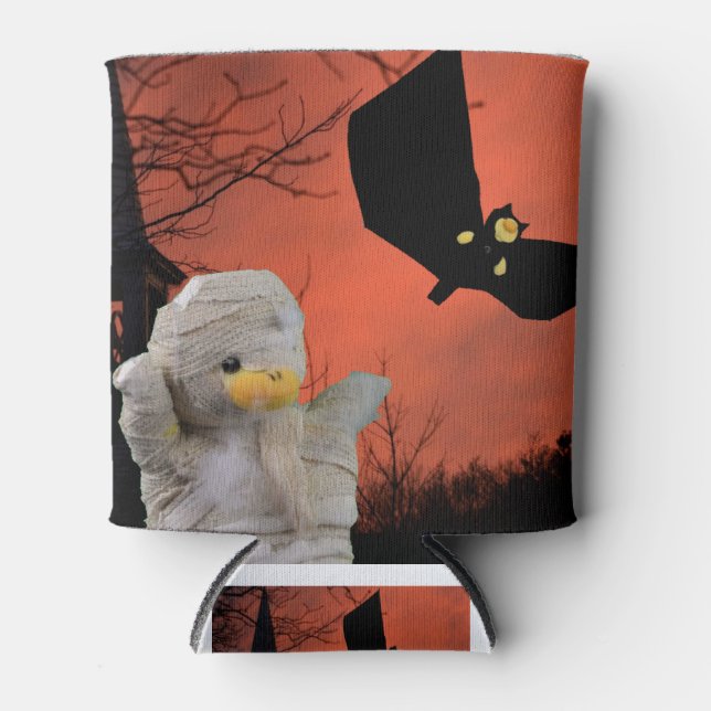 Fun Design für Halloween Dosenkühler (Vorderseite)