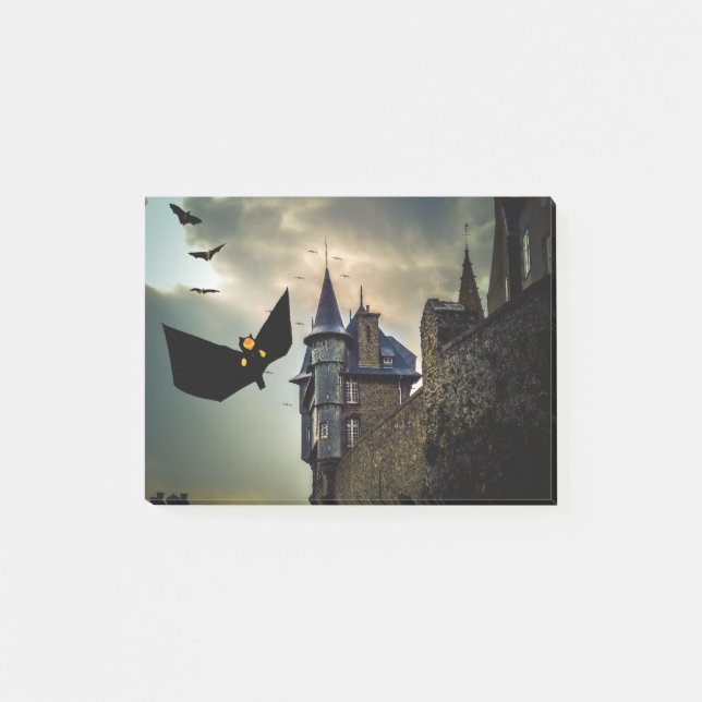 Fun Design für Halloween Post-it Klebezettel (Vorderseite)