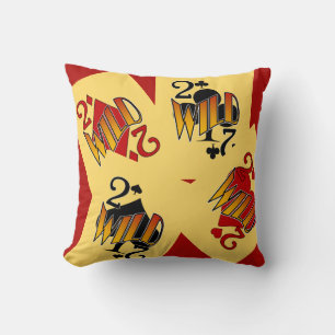 Fun Deuces Wild Coussin