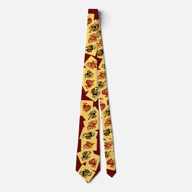 Fun Deuces Wild Poker Neck Tie Krawatte (Vorderseite)