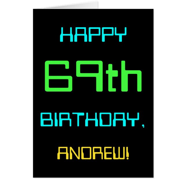 Fun Digital Computing Thema 69. Geburtstag (Vorne)