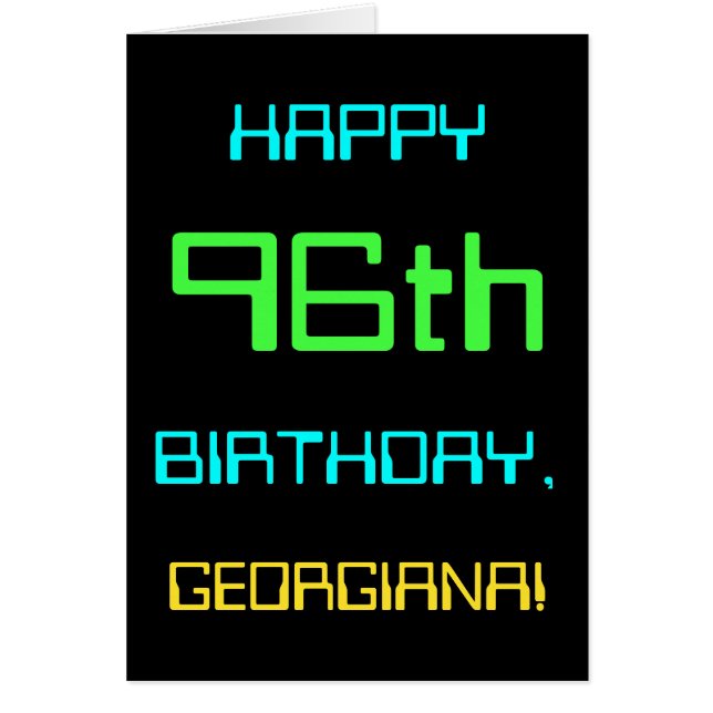 Fun Digital Computing Thema 96. Geburtstag (Vorne)