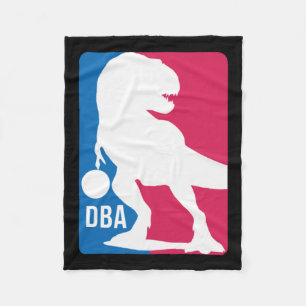 Fun Dinosaur Basketball Fleecedecke
