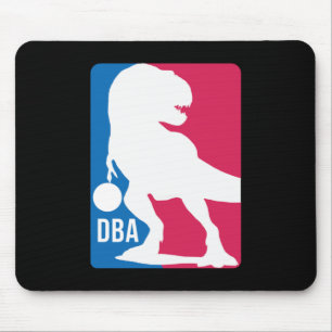 Fun Dinosaur Basketball Mousepad