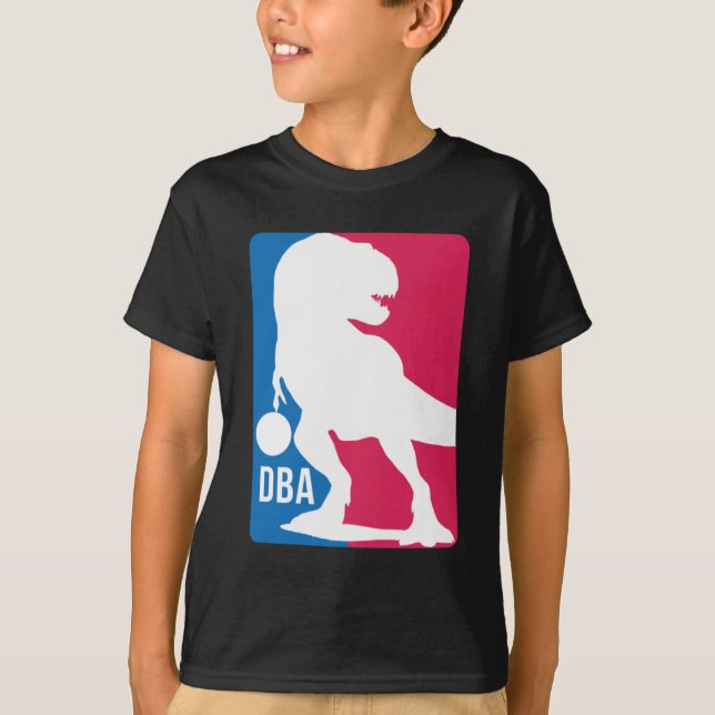 Fun Dinosaur Basketball T-Shirt (Vorderseite)