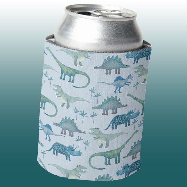 Fun Dinosaur Muster Dosenkühler (Fun dinosaur pattern can cooler)
