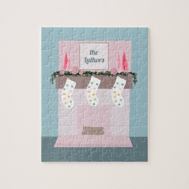 Fun Disco Pink Girls Custom Christmas (Vertikal)