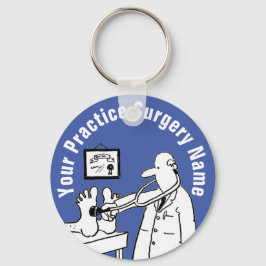 Fun Doctor mit Stethoscope Schlüsselanhänger