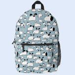 Fun Dog Cartoon Bedruckter Rucksack<br><div class="desc">Alle möglichen lustigen Cartoon Hunde für Tierliebhaber. Originelle Kunst von Nic Squirrell.</div>