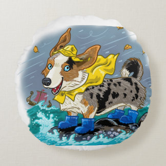 Fun dog Coussin rond