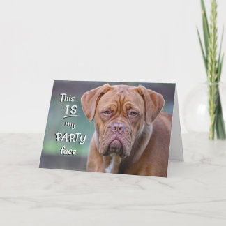 Fun Dog wünscht, Name und Alter für glücklichen Ge Karte