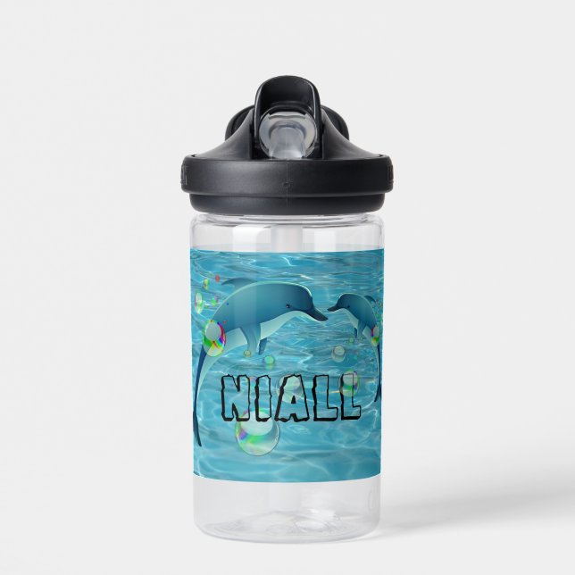 Fun Dolphin und Blasen Trinkflasche (Vorne)