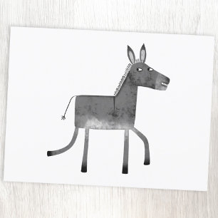 Fun Donkey Postkarte