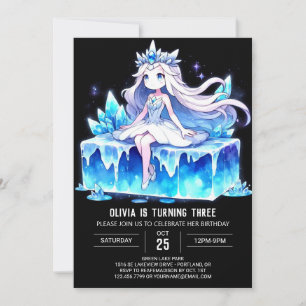 Fun Dreamy Princess Birthday Einladung
