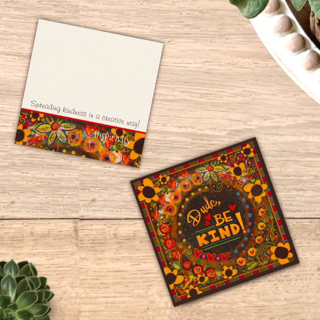 Fun Dude Be Genre Inspirivity Cartes de gentilless (Créateur téléchargé)