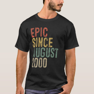Fun Epic Seit August 2000 20th Birthday Geschenk 2 T-Shirt