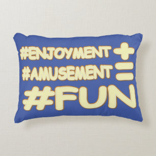 "FUN EQUATION" Niedliches Ausdrucksdesign. Jetzt k Dekokissen