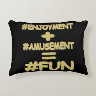 "FUN EQUATION" Niedliches Ausdrucksdesign. Jetzt k Dekokissen