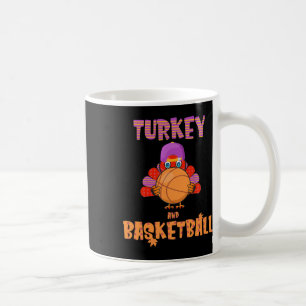 Fun Erntedank Türkei spielt Bysketbyll T-Shirt Män Kaffeetasse