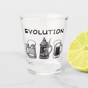 Fun Evolution Shot Brille! Schnapsglas