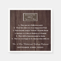 "Fun Facts" Romantische und rustikale Hochzeit Per