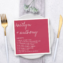 Fun Fakten über die neuerdings moderne Hochzeit Serviette