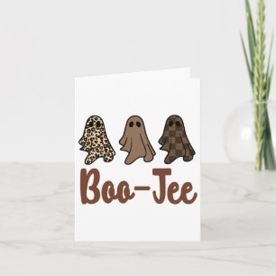 Fun Fall Halloween Ghost Boujee Boo-jee Spooky Sea Karte