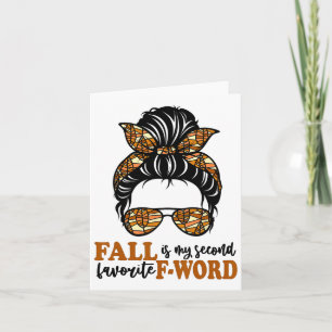 Fun Fall ist mein zweiter Favorit von Word Messy B Karte