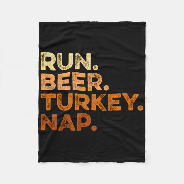 Fun Fall Redewendungen Erntedank Trot Run Bierbrau Fleecedecke (Vorderseite)