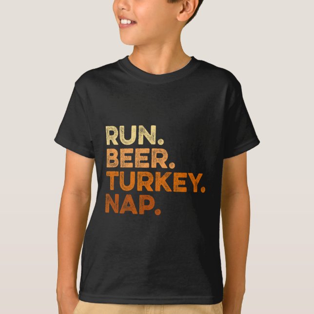 Fun Fall Redewendungen Erntedank Trot Run Bierbrau T-Shirt (Vorderseite)