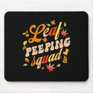 Fun Fall Saison Blätter Bunnyer Leaf Bunnying Squa Mousepad