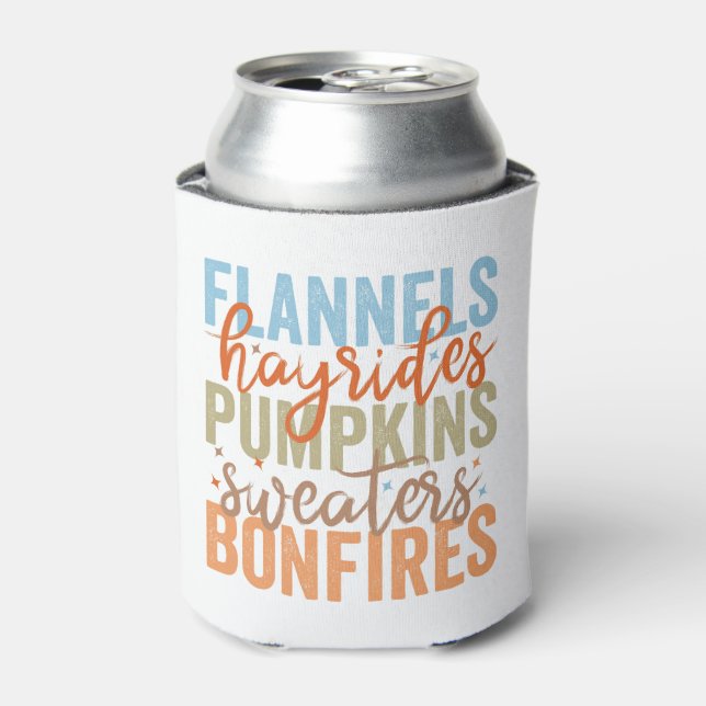 Fun Fall Vibes Dosenkühler (Kanne Vorderseite)