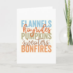 Fun Fall Vibes Karte