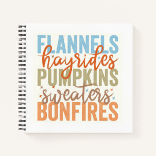 Fun Fall Vibes Notizbuch