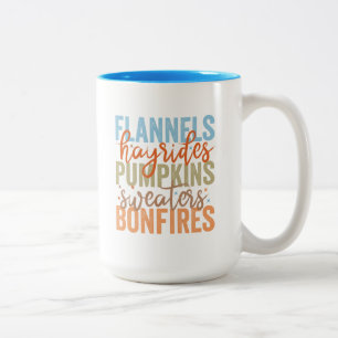 Fun Fall Vibes Zweifarbige Tasse