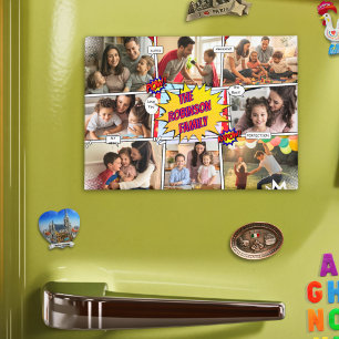 Fun Family Foto Comic kreieren Sie Ihre eigene Pla Magnet