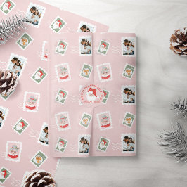 Fun Family Fotos Weihnachts Porto Briefmarke Colla Seidenpapier