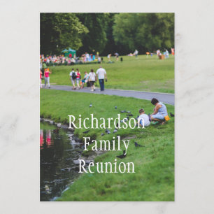 Fun Family Wiedersehen Custom Family Foto Einladung