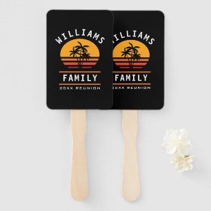 Fun Family Wiedersehen Sommerurlaub Tropical Beach Fächer
