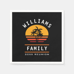 Fun Family Wiedersehen Sommerurlaub Tropical Beach Serviette