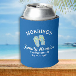 Fun Family Wiedersehen Summer Beach Thema Flip Flo Dosenkühler