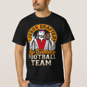 Fun Fantasy Football Jesus hat mein Team Männer Wo T-Shirt