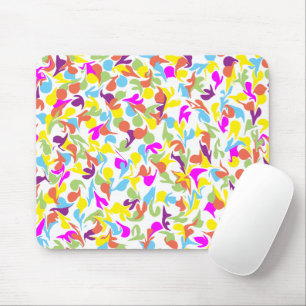 Fun farbenfrohe, mehrfarbige Blobs Abstraktes Must Mousepad